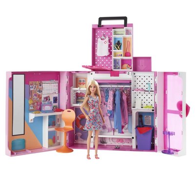 Меблі для ляльок Mattel Двоповерхова шафа мрії Barbie з лялькою (HGX57) 5.1.7.0021 фото