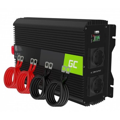 Перетворювач (інвертор) DC-AC Green Cell PRO 12V 230V 2000W/4000W (INVGC10) 1.1.0326 фото
