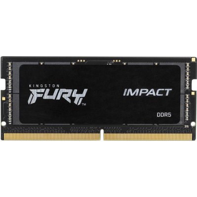 Пам'ять для ноутбуків Kingston FURY 64 GB (2x32GB) SO-DIMM DDR5 4800 MHz FURY Impact (KF548S38IBK2-64) 8.3.7.00003 фото