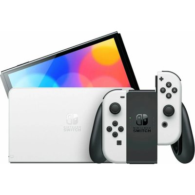 Портативна ігрова приставка Nintendo Switch OLED with White Joy-Con (045496453435) 8.5.1.00101 фото