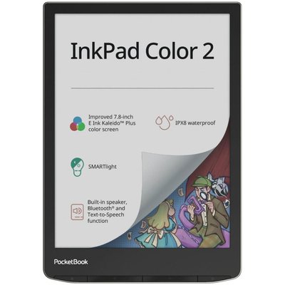 Електронна книга з підсвічуванням PocketBook 743C InkPad Color 2 Moon Silver (PB743C-N-CIS) 8.1.3.00094 фото