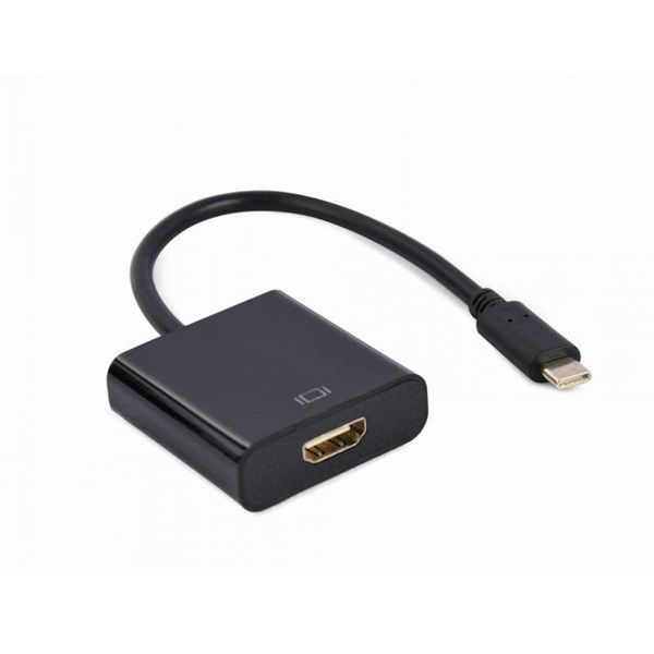 Адаптер Cablexpert USB-C to HDMI Black (A-CM-HDMIF-03) ht.8.7.12.56 фото