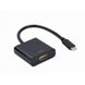 Адаптер Cablexpert USB-C to HDMI Black (A-CM-HDMIF-03) ht.8.7.12.56 фото 1