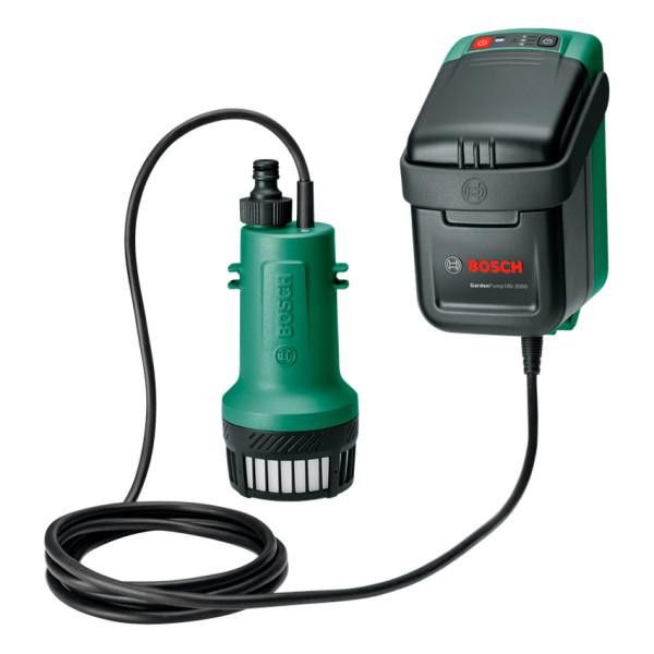 Занурювальний дренажний насос Bosch GardenPump 18V-2000 с АКБ и ЗУ (06008C4202) ht.4.11.44 фото