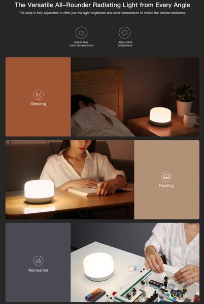 Розумний світильник Yeelight Xiaomi LED Bedside Lamp D2 YLCT01YL (YLCT012GL / YLCT0101CN) n.3.1.22.3 фото