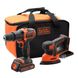 Набір електроінструменту Black&Decker BCK23S1S n.7.21.5 фото 1