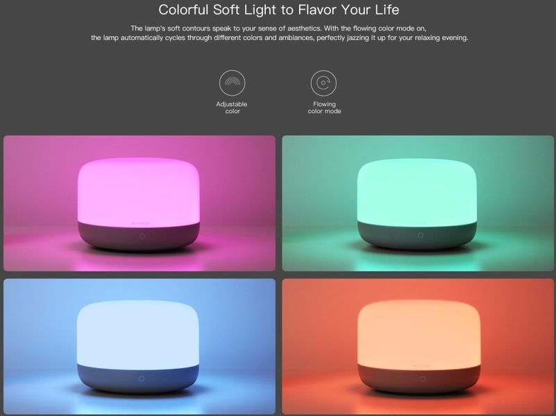 Розумний світильник Yeelight Xiaomi LED Bedside Lamp D2 YLCT01YL (YLCT012GL / YLCT0101CN) n.3.1.22.3 фото