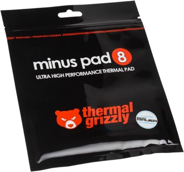 Термопаста Thermal Grizzly Minus Pad 8 30x30x0.5mm (TG-MP8-30-30-05-1R) mx.8.31.1.4 фото