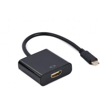 Адаптер Cablexpert USB-C to HDMI Black (A-CM-HDMIF-04) ht.8.7.12.55 фото