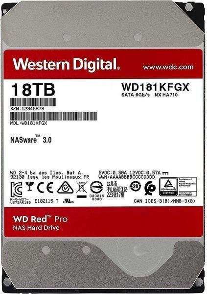 Жорсткий диск WD Red Pro WD161KFGX 16 ТБ mn.10.21.55622 фото