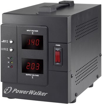 Стабілізатор напруги PowerWalker AVR 1500/SIV 1.5 кВА / 1200 Вт (10120305) ek.8.8.3.26 фото