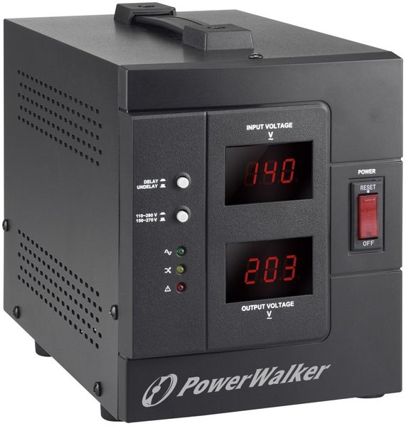 Стабілізатор напруги PowerWalker AVR 1500/SIV 1.5 кВА / 1200 Вт (10120305) ek.8.8.3.26 фото