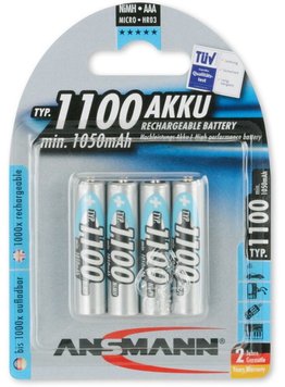 Акумулятор Ansmann AAA 1100mAh 4шт/уп (5035232) mx.8.8.2.4 фото