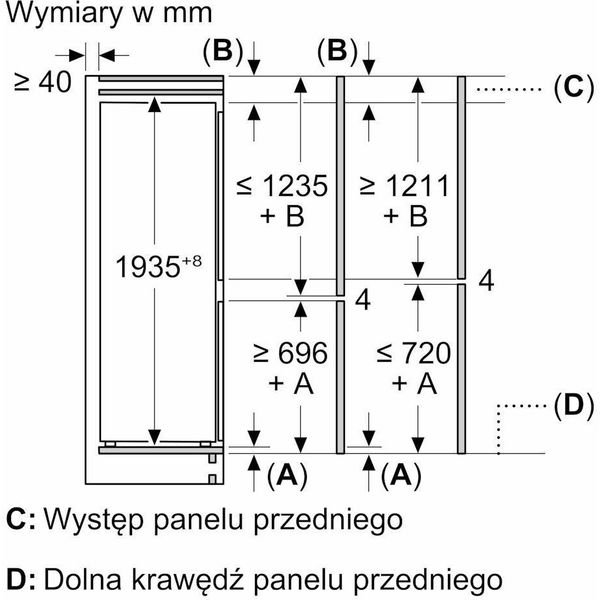 Холодильник з морозильною камерою Siemens KB96NVFE0 ht.2.1.21.45 фото