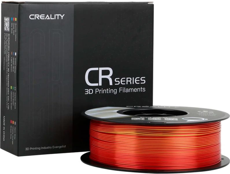 Сріблясто-золотий Creality PLA Filament (пластик) для 3D принтера CREALITY шовковий блиск 1кг, 1.75мм, сріблясто-золотий n.8.6.4.21.11 фото