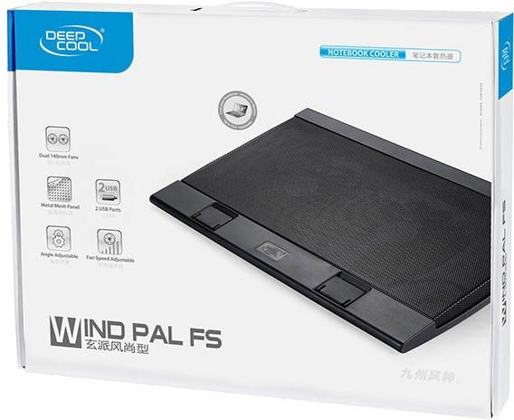 Підставка для охолодження ноутбука Deepcool WIND PAL FS (DP-N222-WPALFS) mx.8.7.11.3 фото