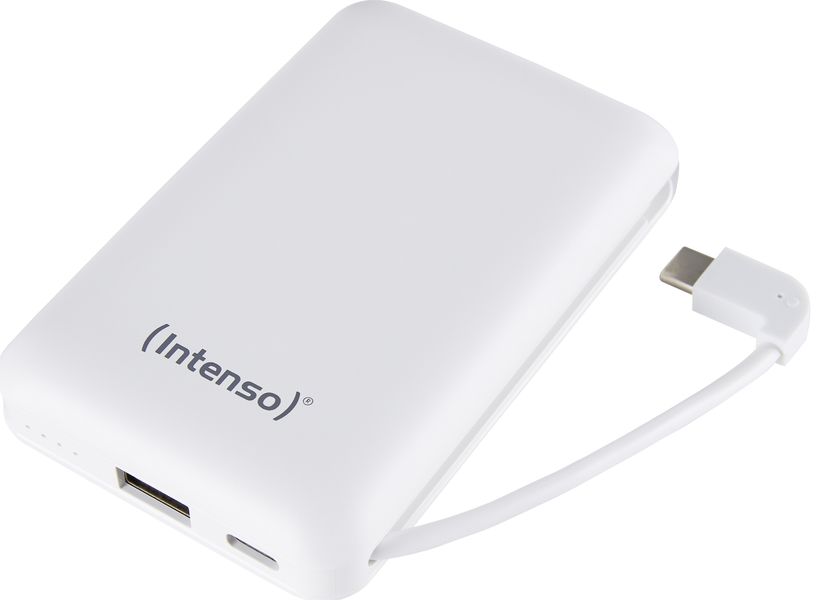 Зовнішній акумулятор (павербанк) Intenso XC10000 1xUSB-C, 1xUSB-A 10000mAh white (7314532) mx.8.8.4.25 фото