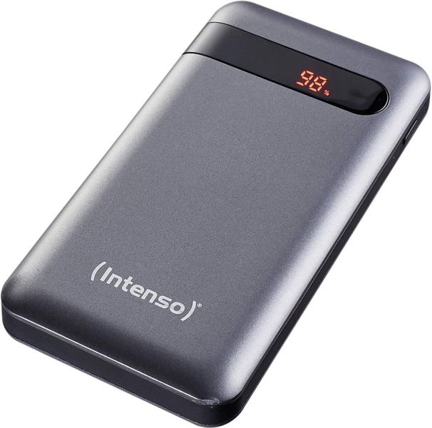 Зовнішній акумулятор (павербанк) Intenso PD10000 10000mAh Black (7332330, 4034303026814, PB930388) mx.8.8.4.48 фото