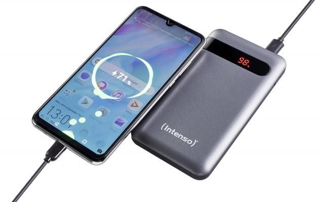 Зовнішній акумулятор (павербанк) Intenso PD10000 10000mAh Black (7332330, 4034303026814, PB930388) mx.8.8.4.48 фото