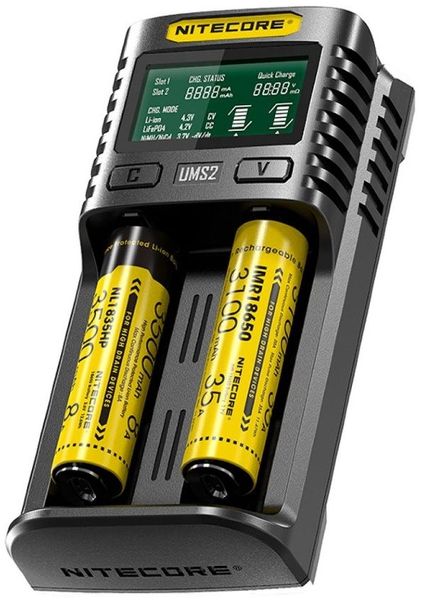 Інтелектуальний зарядний пристрій Nitecore UMS2 el.8.8.6.5 фото