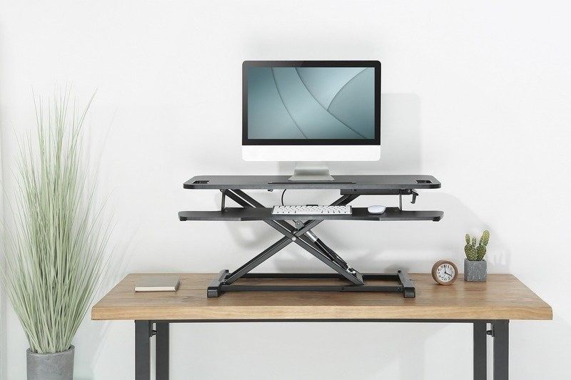 Підставка для ноутбука Digitus Ergonomic Workspace Riser 11-46cm Black (DA-90380-1) mx.8.7.11.6 фото