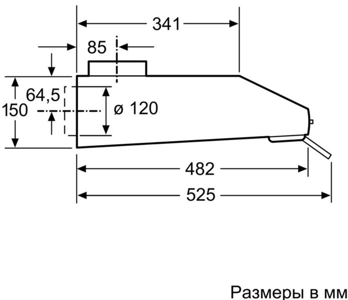 Витяжка пласка Bosch DUL63CC50 n.2.1.24.15 фото