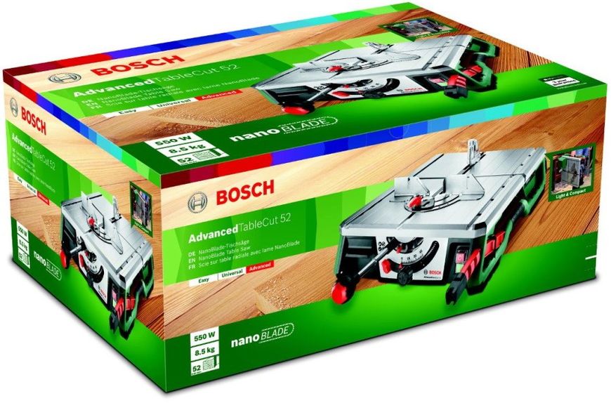 Ланцюгова пила Bosch AdvancedTableCut 52 0603B12001 mn.10.1.56856 фото