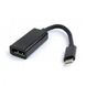 Адаптер Cablexpert USB-C - DisplayPort 0.15m Black (A-CM-DPF-01) ht.8.7.12.51 фото 1