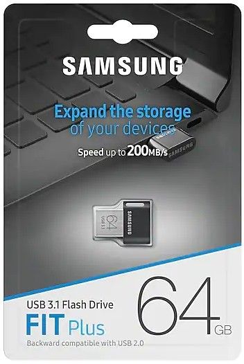 USB-флешка Samsung FIT Plus 256 ГБ (MUF-256AB/APC) mn.10.2.55246 фото