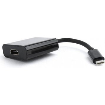 Адаптер Cablexpert USB-C - HDMI Black (A-CM-HDMIF-01) ht.8.7.12.52 фото