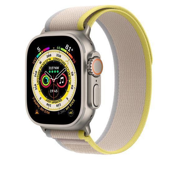 ремінець Apple Trail Loop Band S/M для Watch 49mm - Yellow/Beige (MQEG3) ht.8.11.1.15 фото